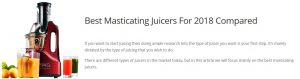 Juicer Reviews of Masticating Juicers
